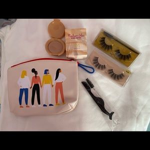 Eyelashes & make up bundle